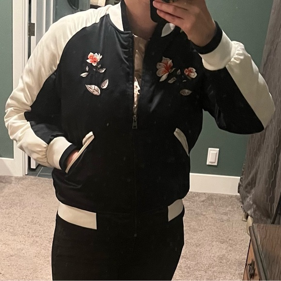 Silence + Noise Flower bomber jacket - Picture 9 of 12